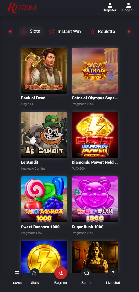 Métodos de depósito e saque via PIX em Riviera Casino Brasil