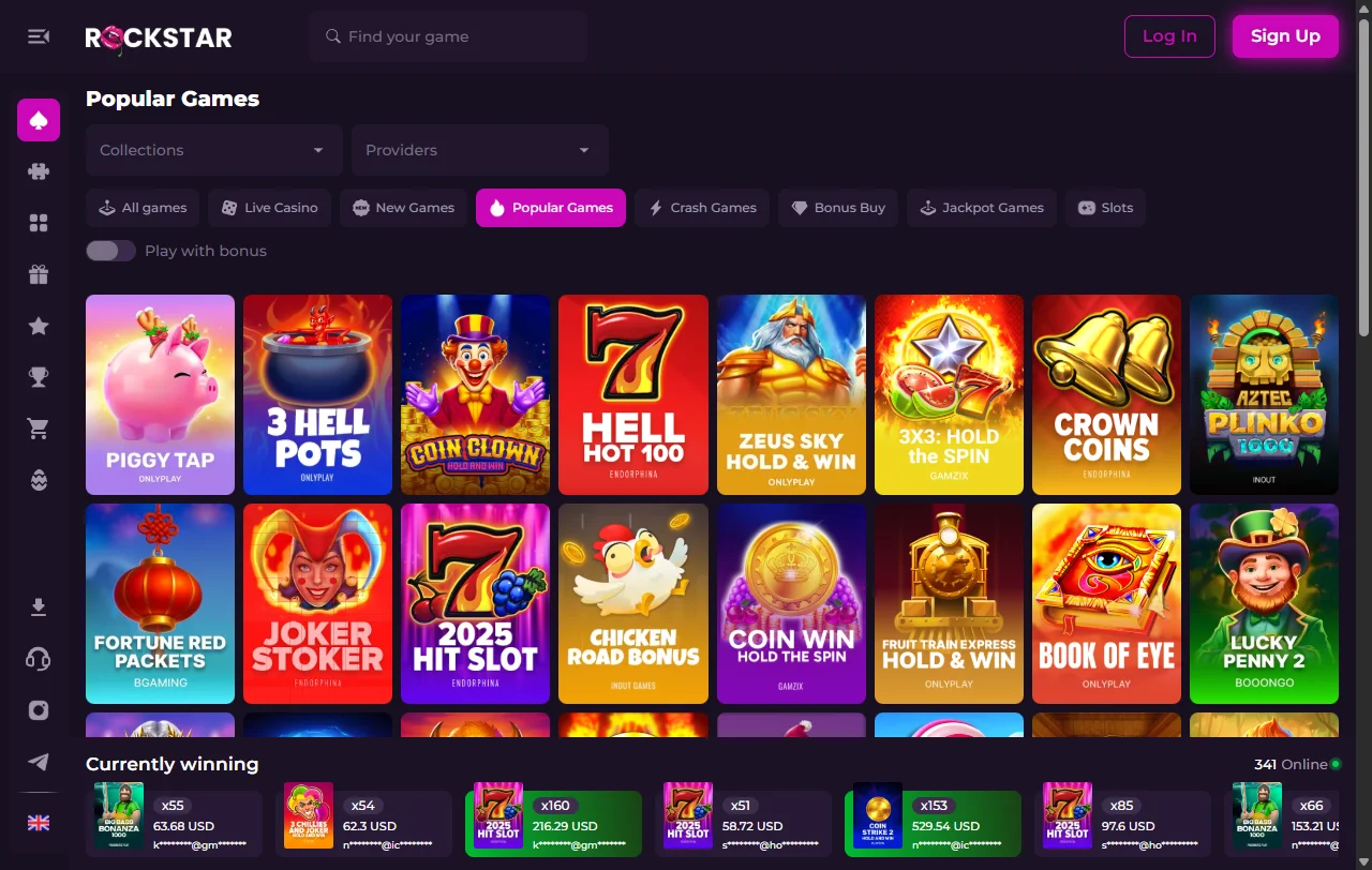 Ofertas bônus e promoções Rockstar Casino Brasil pacotes iniciais detalhados