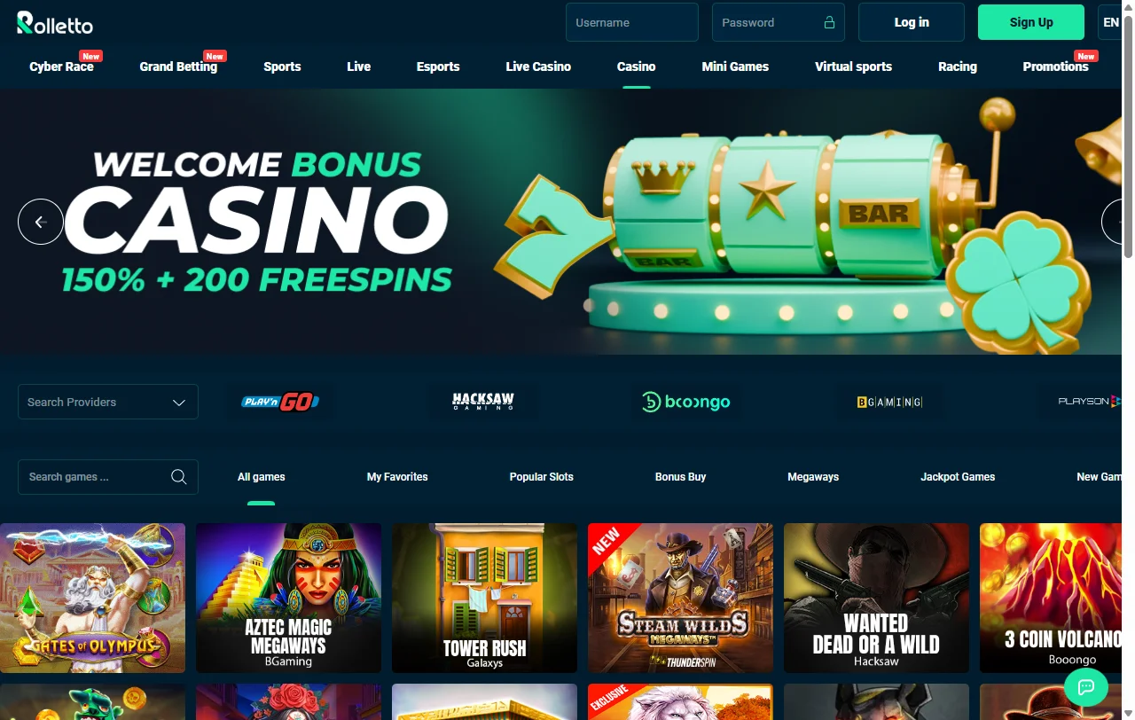 Promoções bônus boas-vindas e ofertas Rolletto Casino Brasil detalhadas