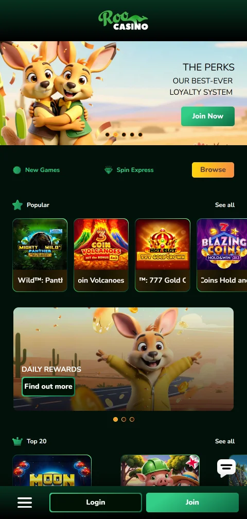 Roo Casino Brasil mobile acessibilidade e jogos em celular