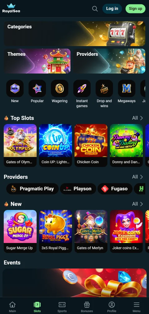 Depósitos saques PIX RoyalSea Casino Brasil métodos pagamentos
