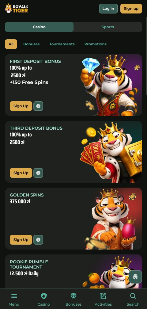 Licenças segurança proteção RoyalsTiger Casino Brasil jogadores