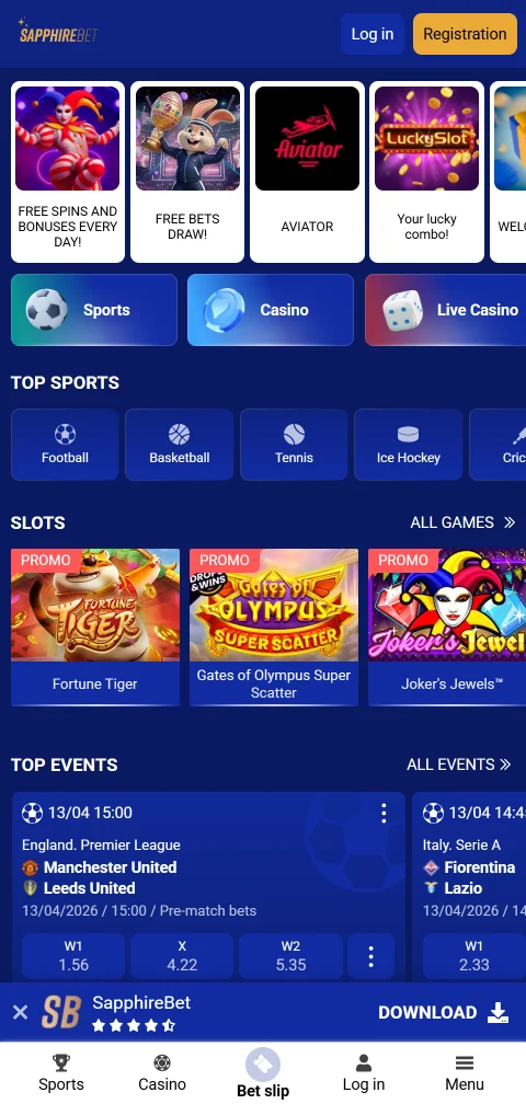 SapphireBet Casino Brasil experiência mobile e acessibilidade jogos