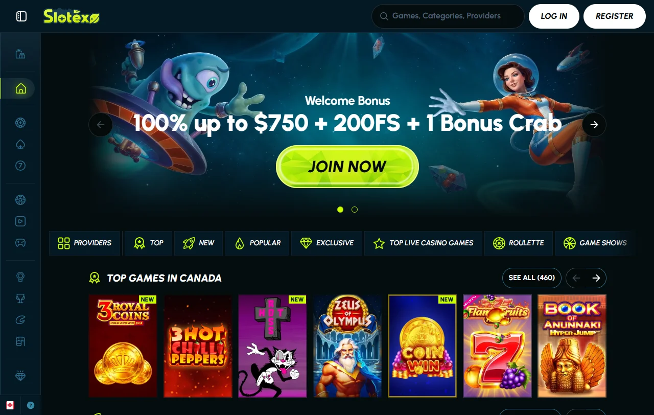 Análise completa de Slotexo Casino Brasil cobrindo catálogo de 2.500 jogos e conformidade regulatória