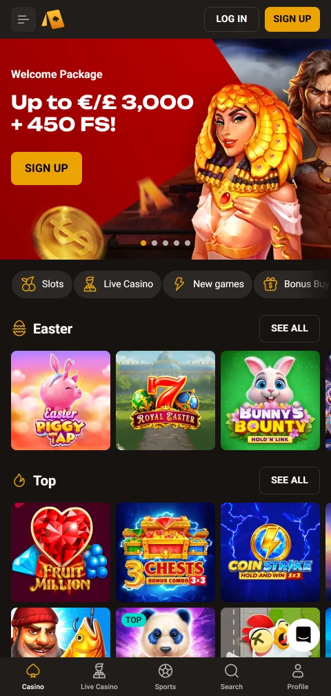 Jogos mobile acessíveis SlotLair Casino Brasil responsivo