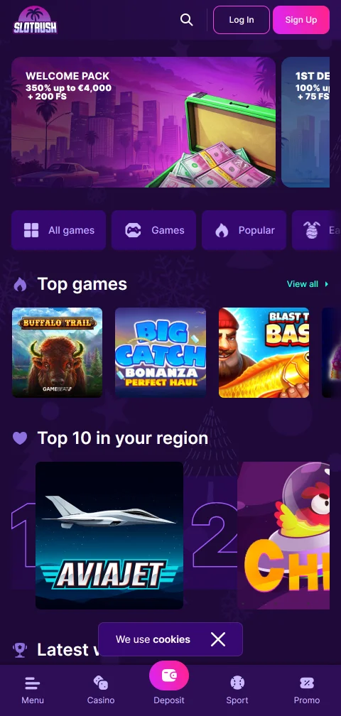 Jogos mobile e compatibilidade SlotRush Casino Brasil