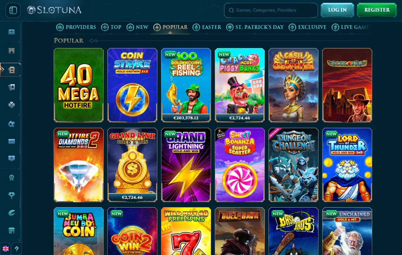 Promoções bônus e ofertas bem-vindas Slotuna Casino Brasil