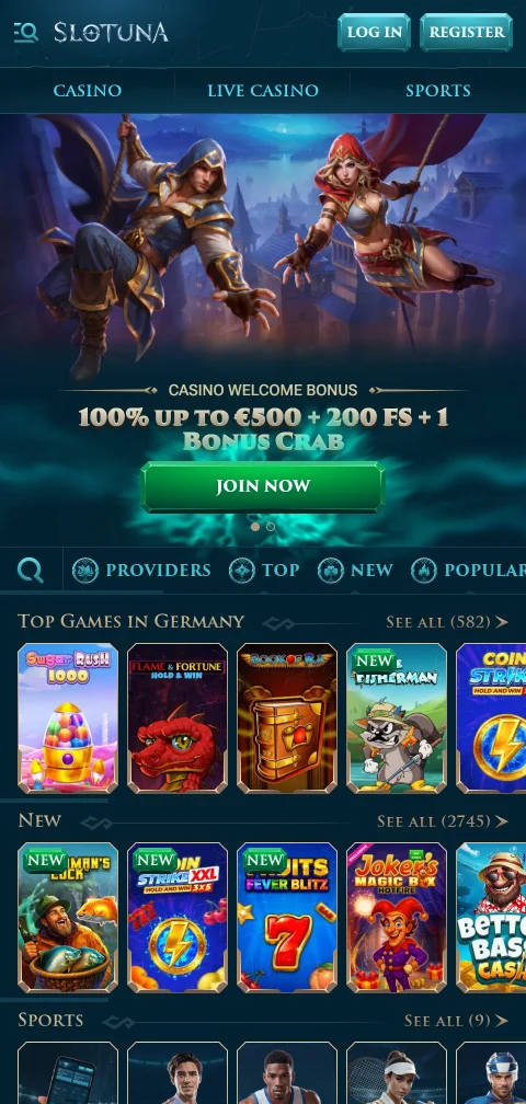 Jogos mobile acessíveis Slotuna Casino Brasil em qualquer dispositivo