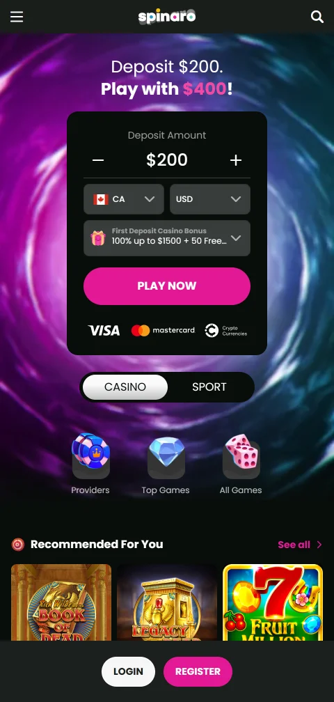 Jogos mobile e acessibilidade no Spinaro Casino Brasil
