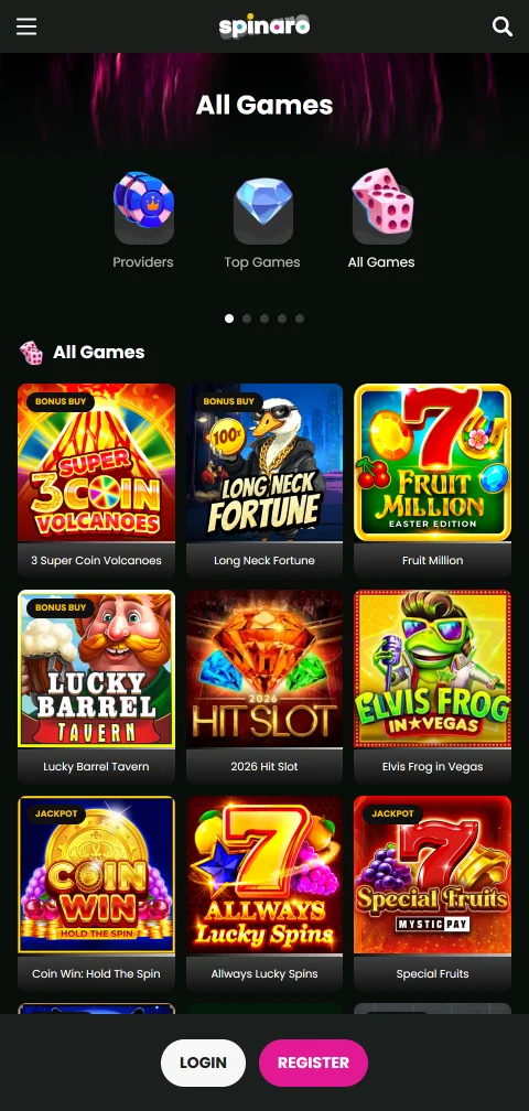 Depósitos saques PIX no Spinaro Casino Brasil Brasil