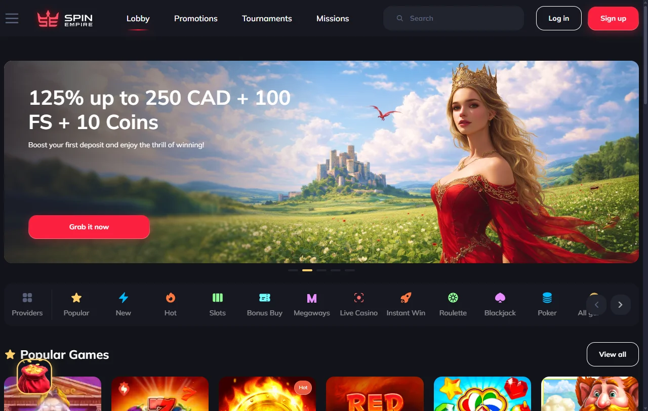 SpinEmpire Casino Brasil visão geral e análise completa para brasileiros