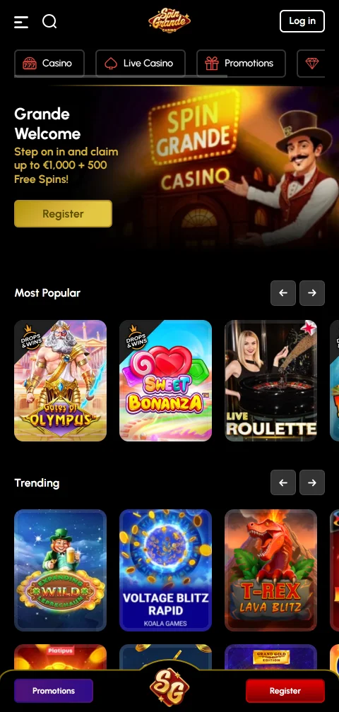 Experiência mobile e compatibilidade no SpinGrande Casino Brasil