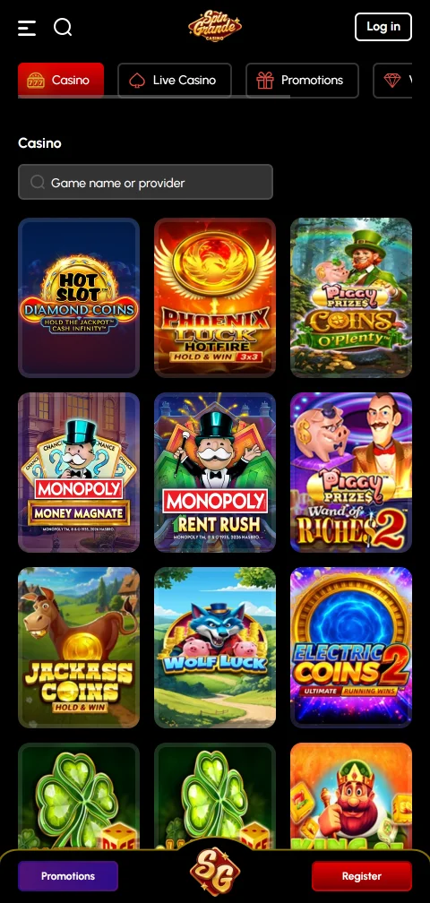 Métodos depósitos saques PIX no SpinGrande Casino Brasil Brasil