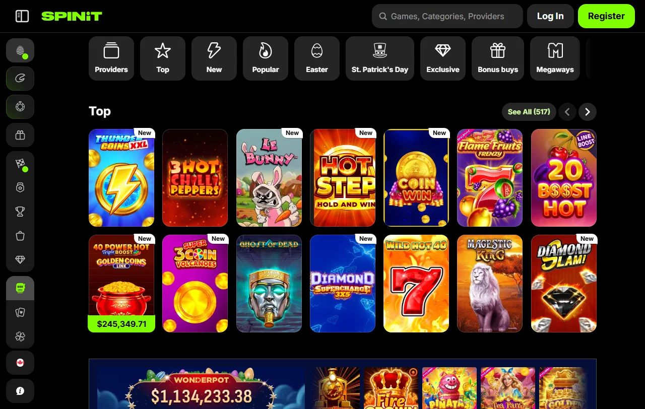 Promoções bônus e ofertas bem-vindas Spinit Casino Brasil