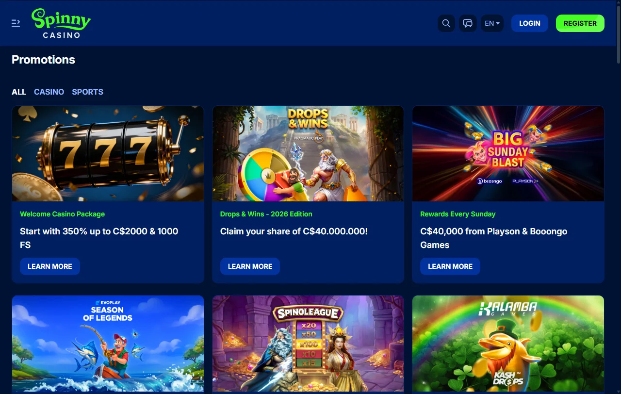 Revisão completa de SpinnyCasino cobrindo todos os recursos da plataforma para jogadores brasileiros