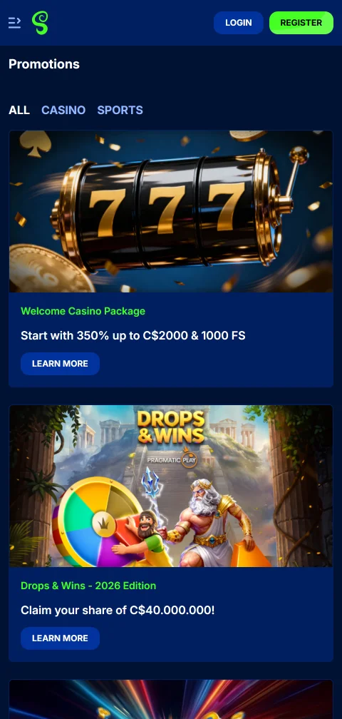 Acesso mobile completo a SpinnyCasino via navegador responsivo em smartphones e tablets