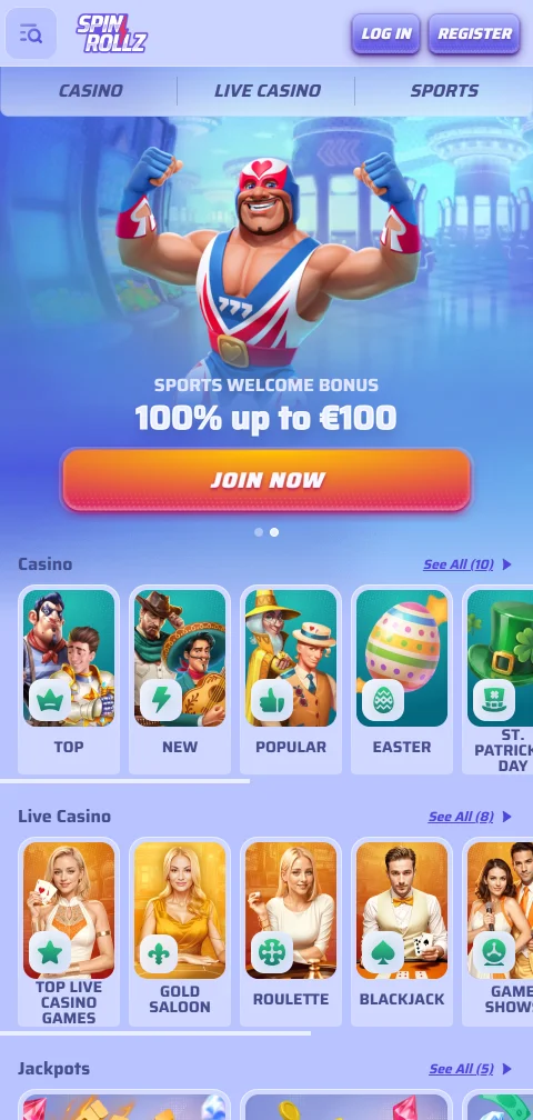 Jogos mobile e compatibilidade SpinRollz Casino Brasil