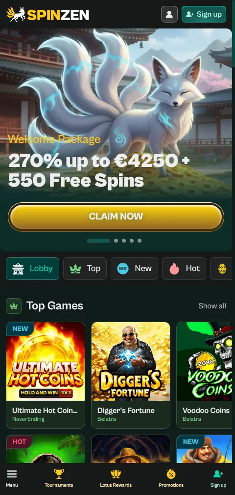 Jogos mobile acessíveis Spinzen Casino Brasil qualquer dispositivo