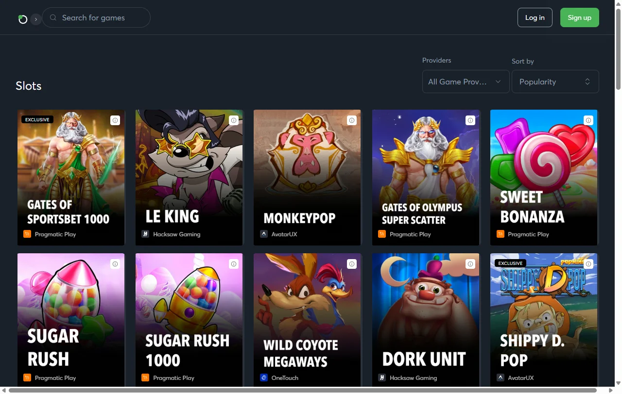 Slots mesas ao vivo provedores em Sportsbet.io Casino Brasil
