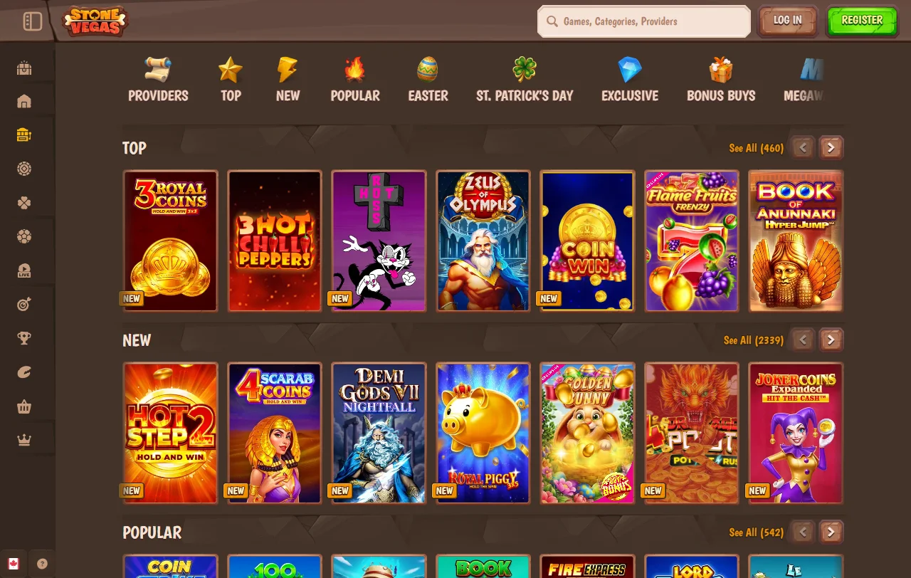 Bônus de boas-vindas e promoções no StoneVegas Casino Brasil