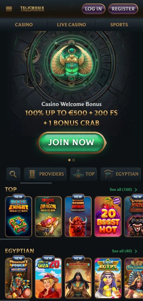 Jogos mobile acessíveis Talismania Casino Brasil smartphone