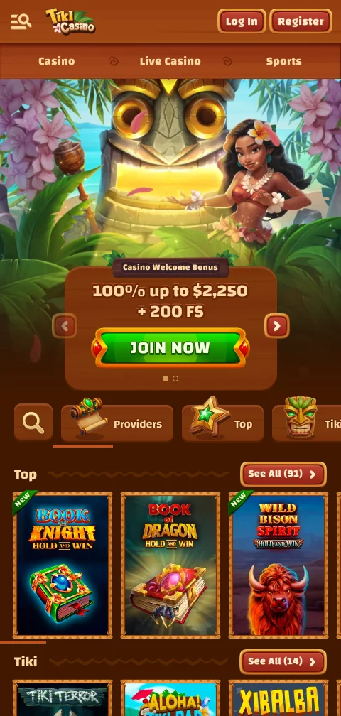 Jogos móveis acessíveis Tiki Casino Brasil dispositivos