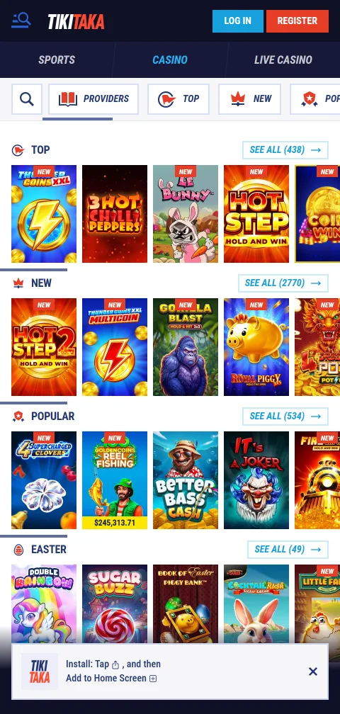 Métodos depósitos saques PIX no TikiTaka Casino Brasil