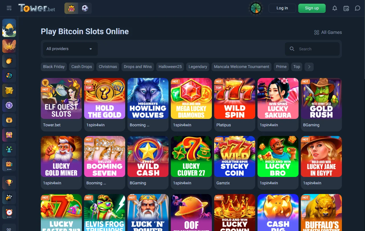 Slots e jogos variados disponíveis no Tower.Bet Casino Brasil