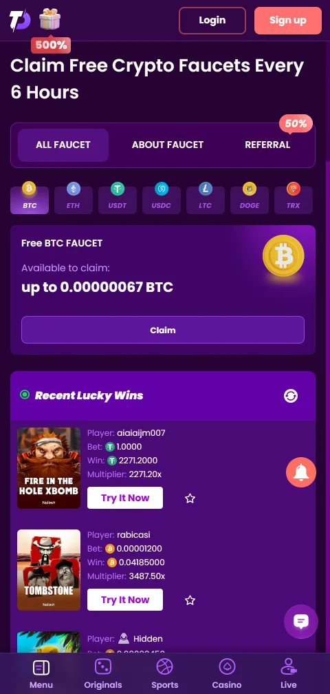 Pagamentos depósitos saques Trust Dice Casino Brasil