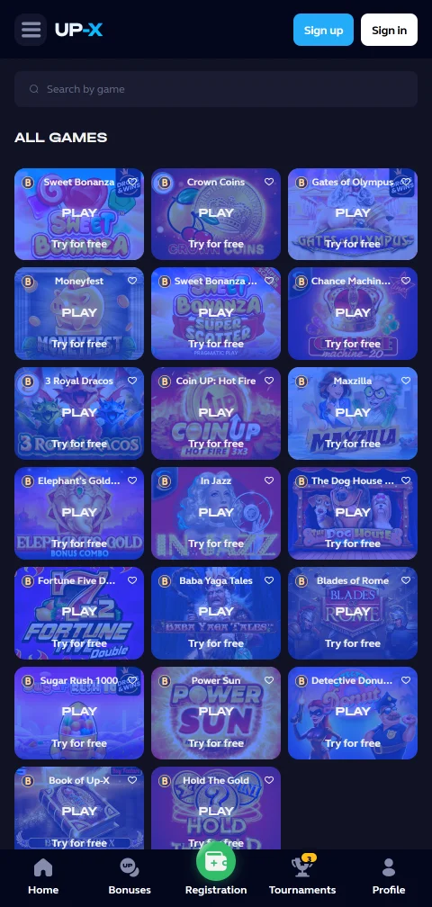 Depósitos via PIX e métodos de pagamento em Up-X Casino Brasil móvel