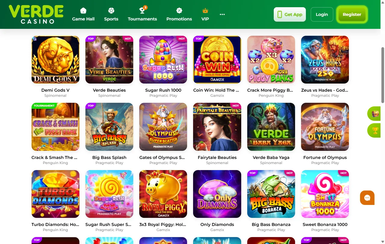 Promoções bônus e ofertas de boas-vindas Verde Casino Brasil