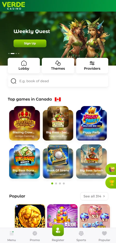 Jogos mobile acessíveis no Verde Casino Brasil responsivo
