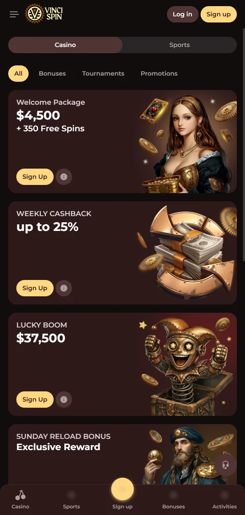 Depósitos e saques no VinciSpin Casino Brasil — PIX, cartão e carteiras digitais