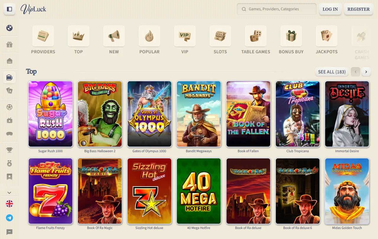 Ofertas de bônus de boas-vindas no VipLuck Casino Brasil