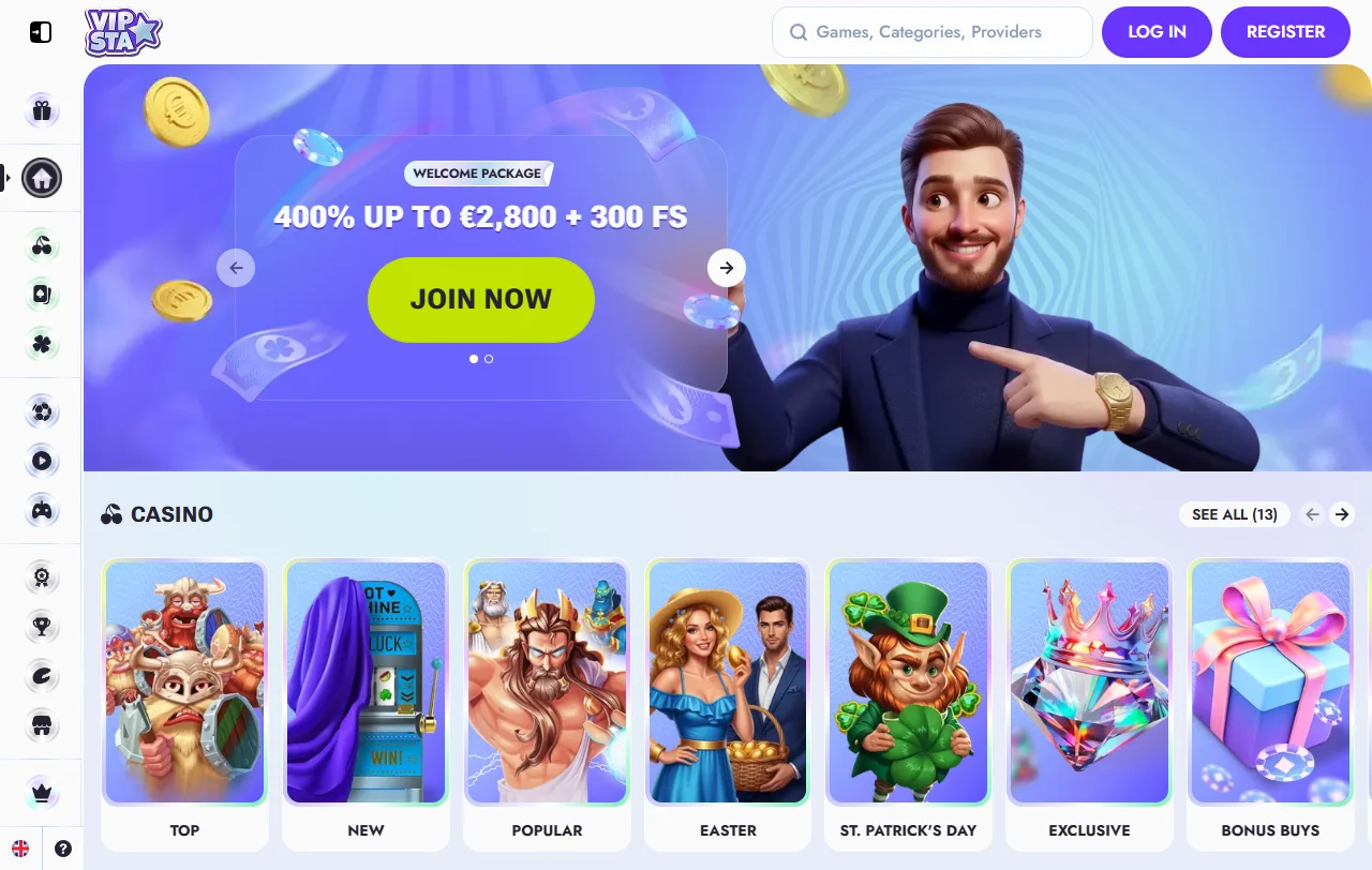 Vipsta Casino Brasil análise completa e plataforma para brasileiros