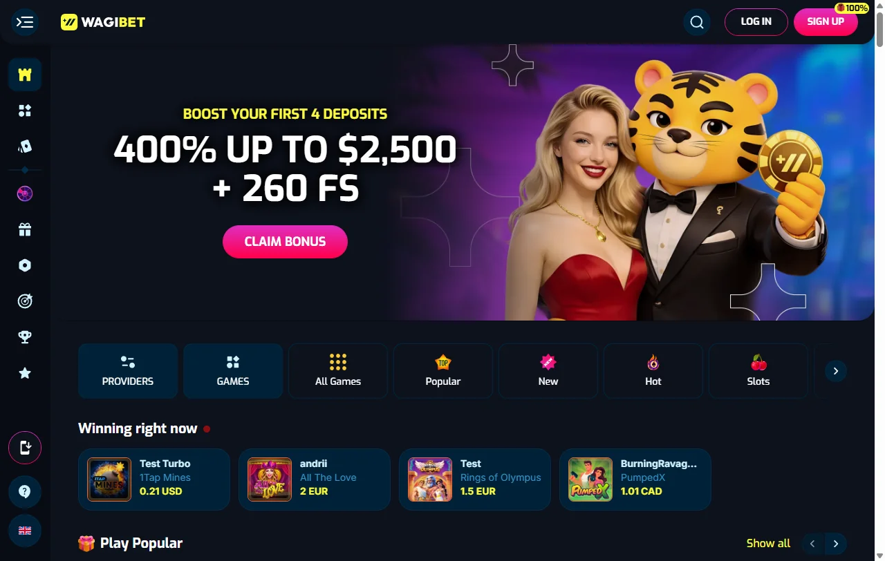Wagibet Casino Brasil visão geral e análise completa para brasileiros