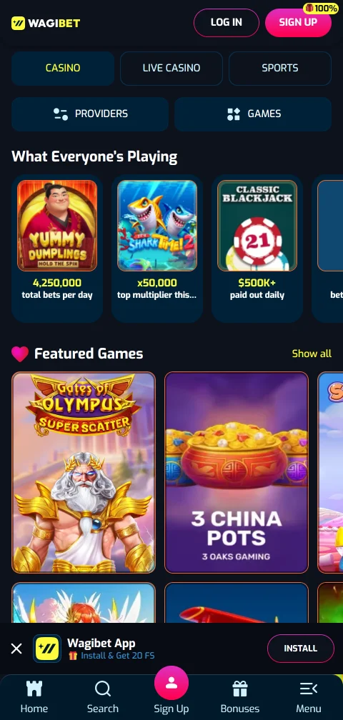 Depósitos saques PIX no Wagibet Casino Brasil Brasil