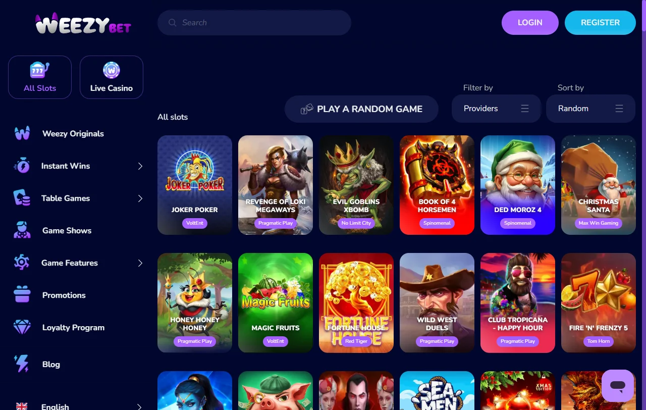 Bônus e promoções WeezyBet Casino Brasil com oferta de boas-vindas e incentivos recorrentes