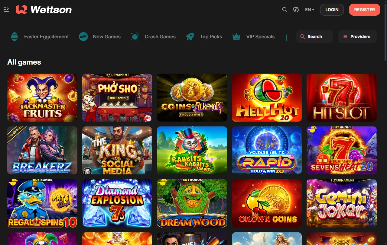 Bônus de boas-vindas e promoções no Wettson Casino Brasil