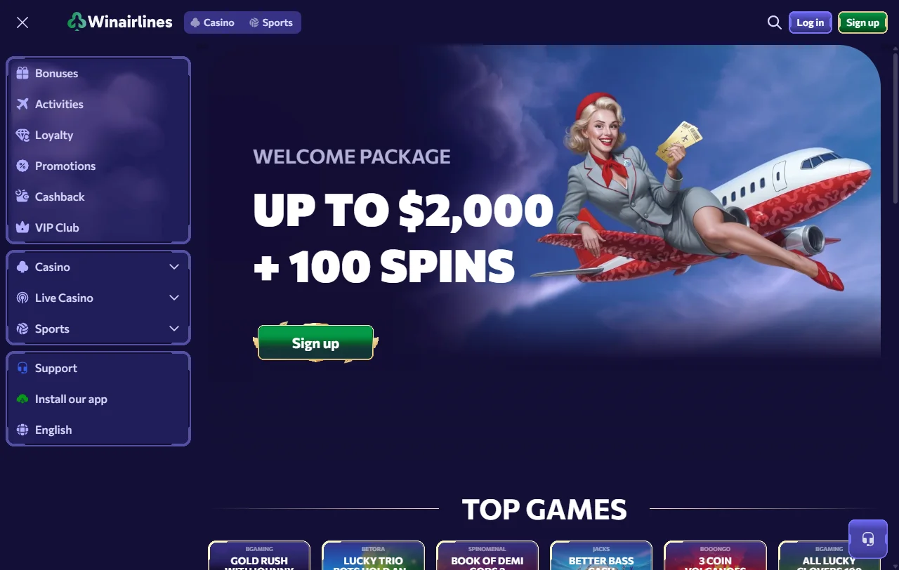 WinAirlines Casino Brasil — análise completa e avaliação editorial da plataforma