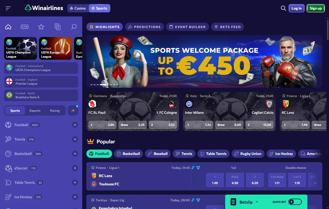 Bônus de boas-vindas e ofertas promocionais estruturadas em WinAirlines Casino Brasil