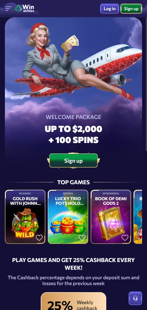 Experiência mobile otimizada de WinAirlines Casino Brasil em smartphones e tablets