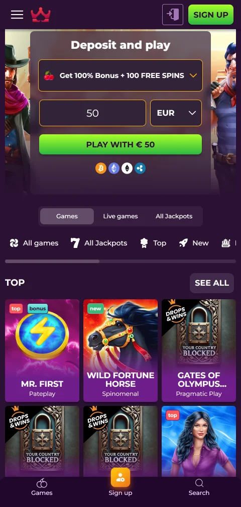 Wizebets Casino Brasil mobile acessibilidade jogos celular Brasil